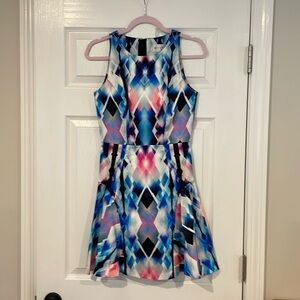 Milly cocktail dress. Size 4. Multi color. New with tag
